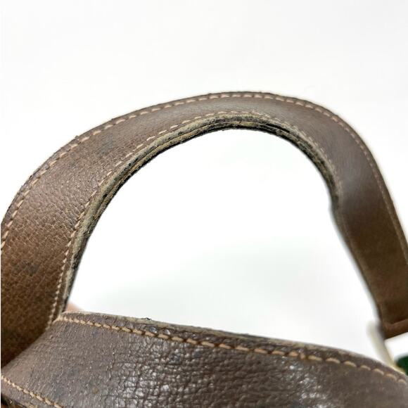 Gucci Vintage GG Monogram Supreme Web Small Handbag PVC Leather  Beige Brown - Picture 11 of 16